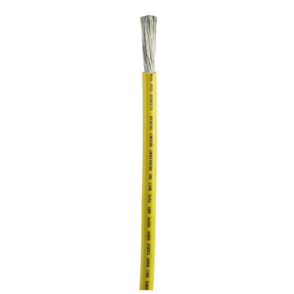 Ancor Yellow 2 AWG Battery Cable Sold By The Foot 1149FT